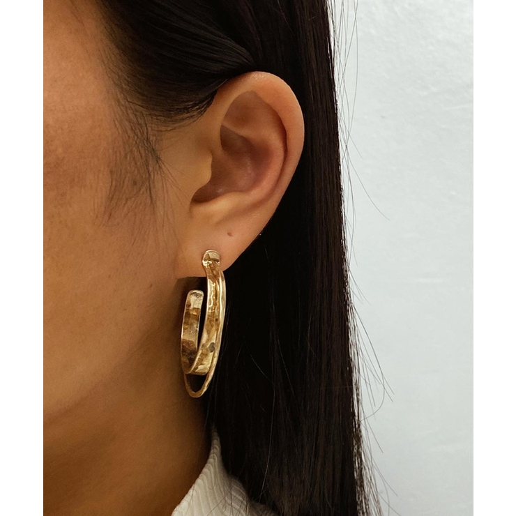 2連フープピアス emouv ピアス | BUYSENSE | 詳細画像1 