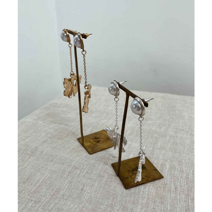 イチョウドロップパールピアス emouv ピアス | BUYSENSE | 詳細画像3 