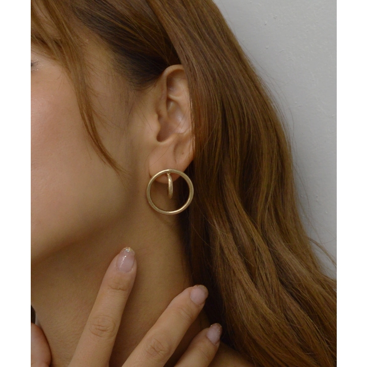 ゴールド | ヴィンテージサークルピアス emouv ピアス | BUYSENSE