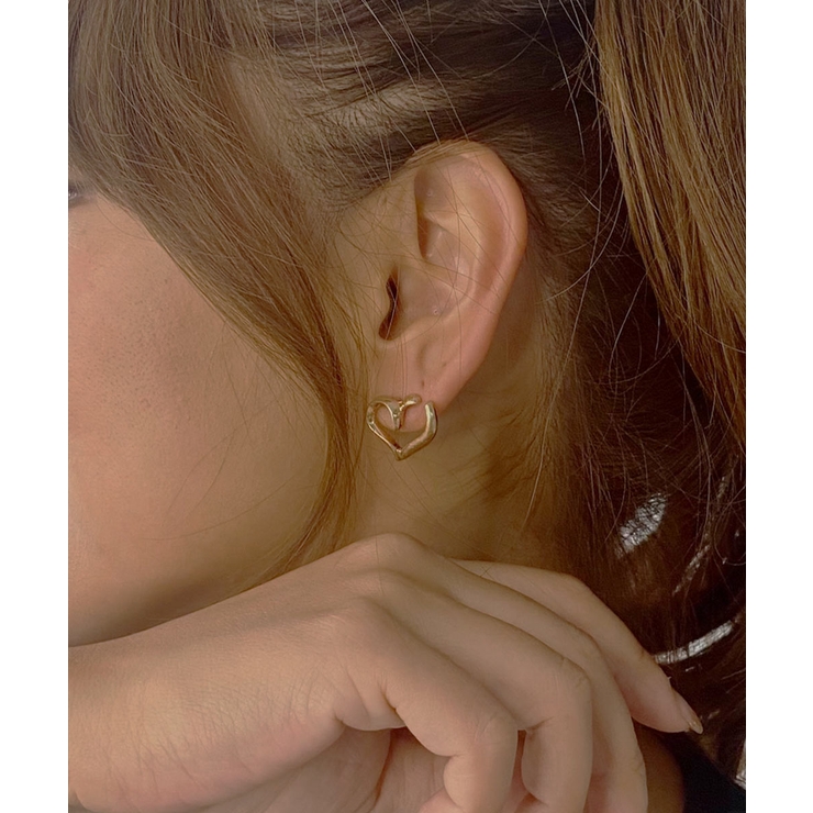 シンプルハートピアス emouv ピアス | BUYSENSE | 詳細画像2 
