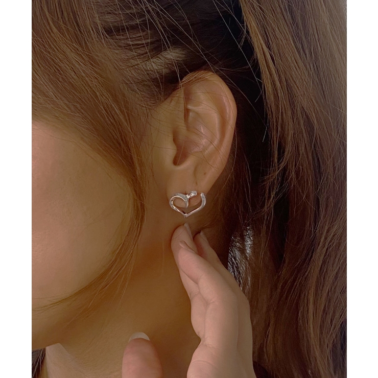 シンプルハートピアス emouv ピアス | BUYSENSE | 詳細画像4 