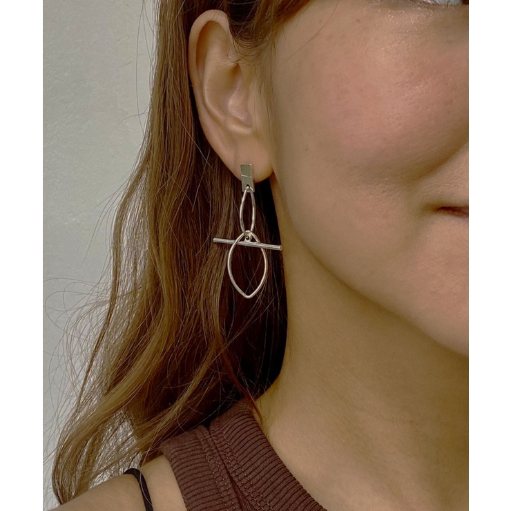 シルバー | ルーフデザインピアス emouv ピアス | BUYSENSE