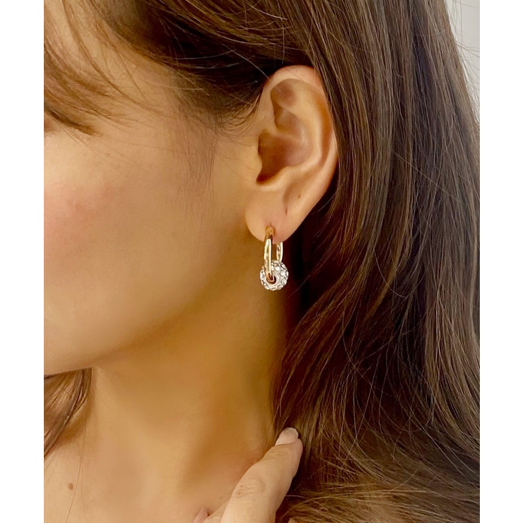 ビジューフープピアス emouv ピアス | BUYSENSE | 詳細画像2 