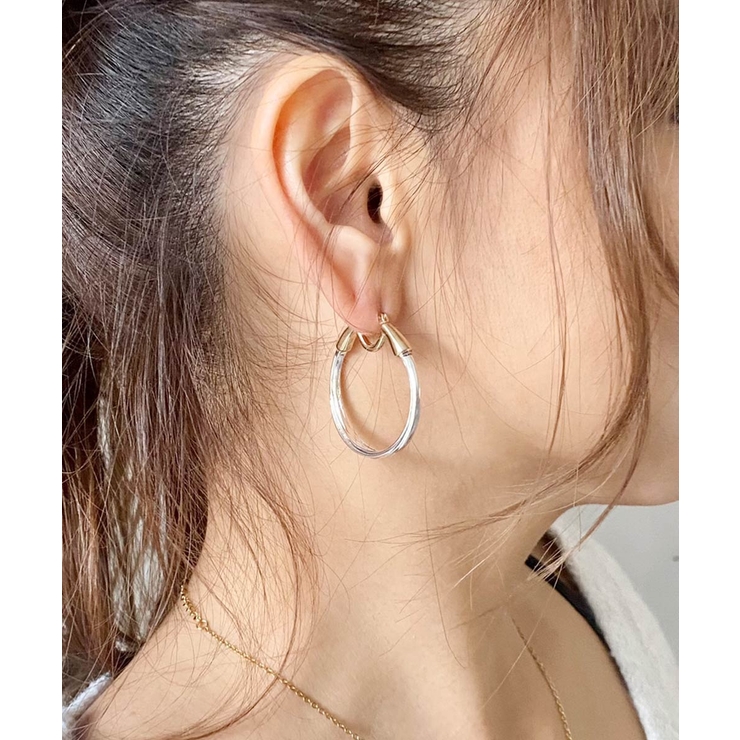 シルバー | サークルフープピアス emouv ピアス | BUYSENSE