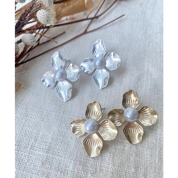 パールフラワーピアス emouv ピアス | BUYSENSE | 詳細画像3 