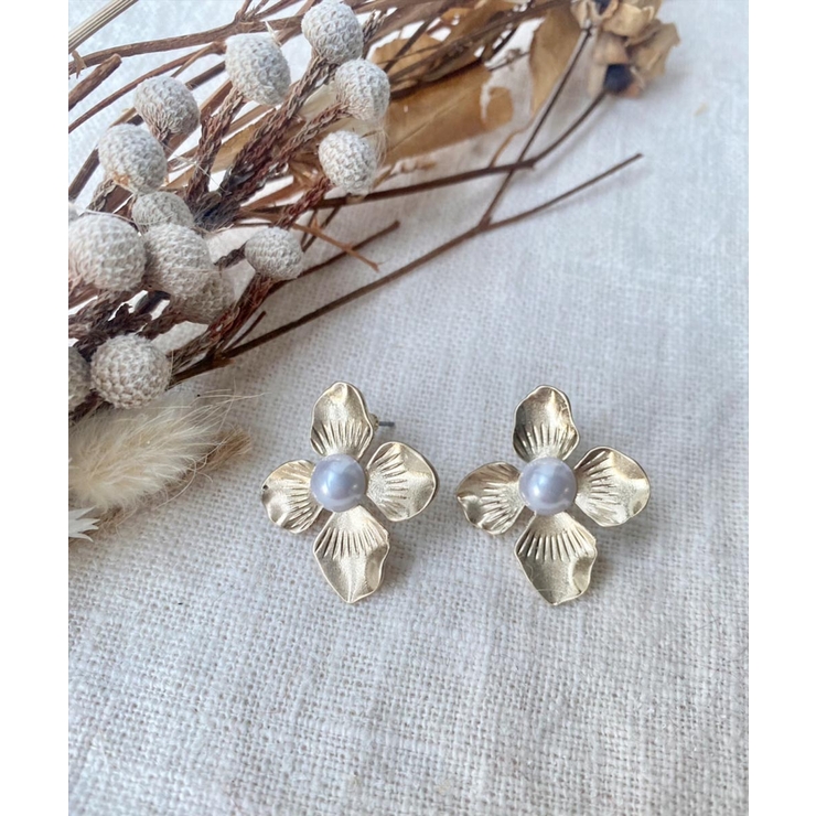 パールフラワーピアス emouv ピアス | BUYSENSE | 詳細画像4 
