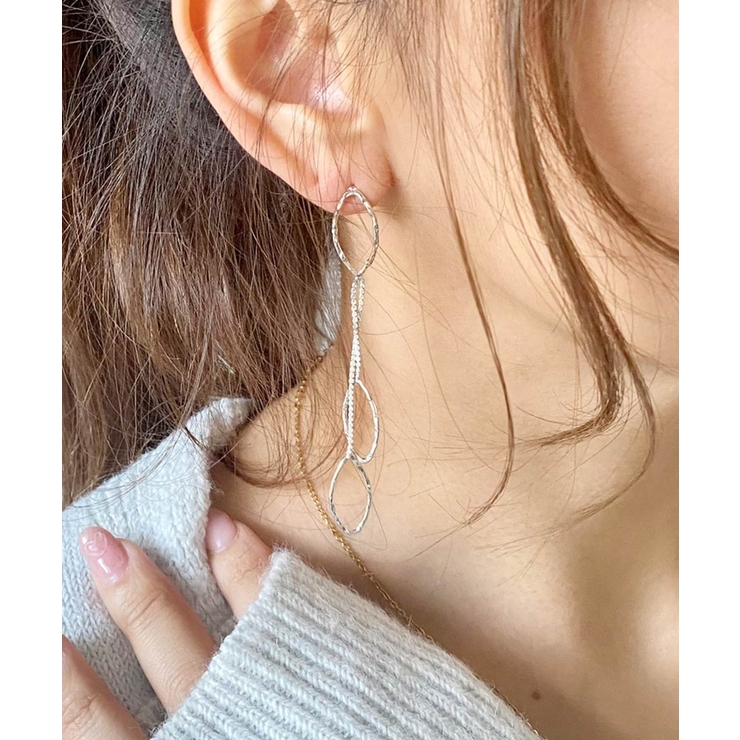 シルバー | ロングリーフピアス emouv ピアス | BUYSENSE