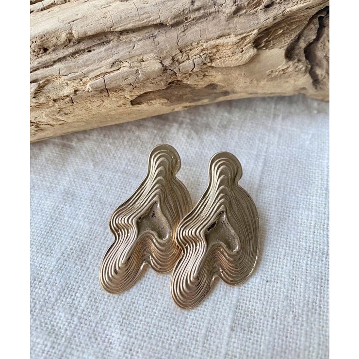 メタリックデザインピアス emouv ピアス | BUYSENSE | 詳細画像4 