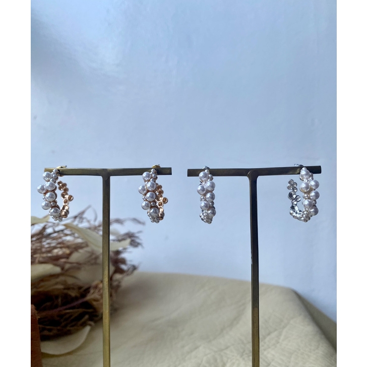 ミニパールフープピアス emouv ピアス | BUYSENSE | 詳細画像3 