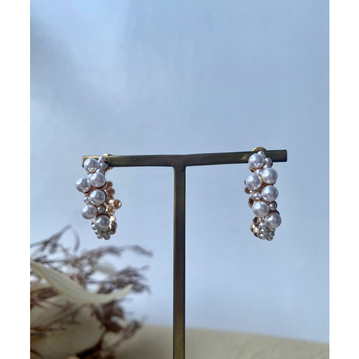 ミニパールフープピアス emouv ピアス | BUYSENSE | 詳細画像4 