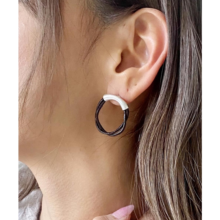 シルバー | メタルサークルピアス emouv ピアス | BUYSENSE