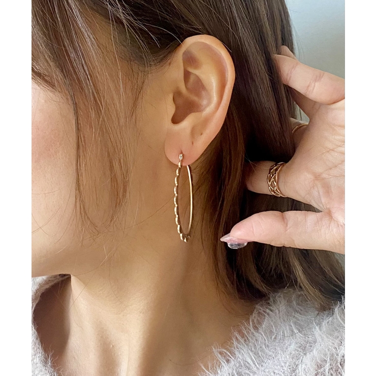 マットフープピアス emouv ピアス | BUYSENSE | 詳細画像1 