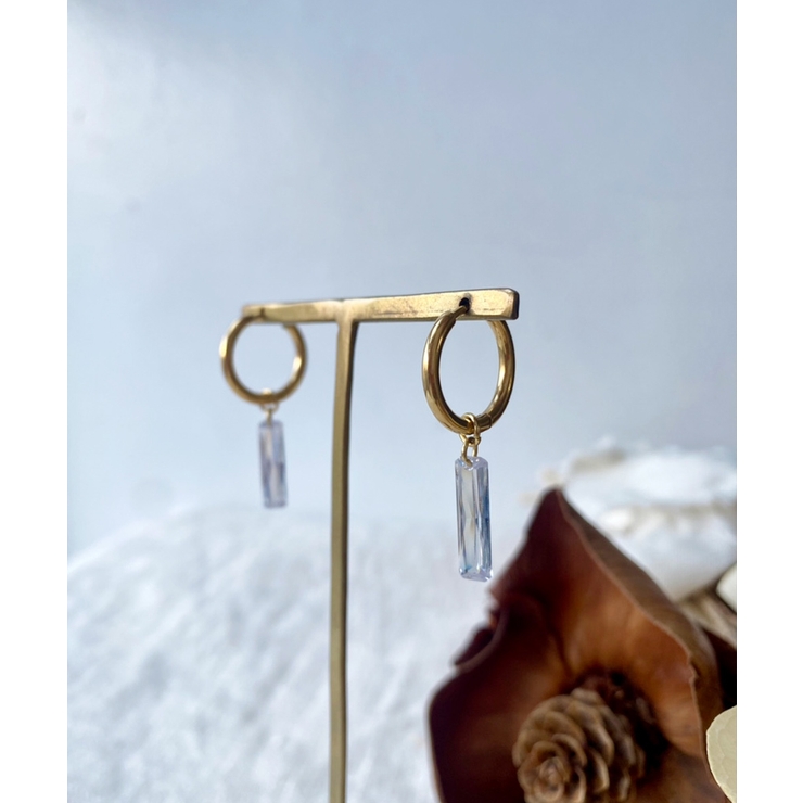 クリスタルフープピアス emouv ピアス | BUYSENSE | 詳細画像7 