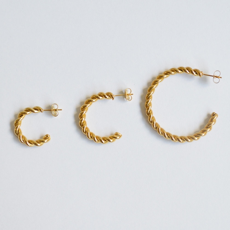 ツイストシンプルフープピアス emouv by | BUYSENSE | 詳細画像6 