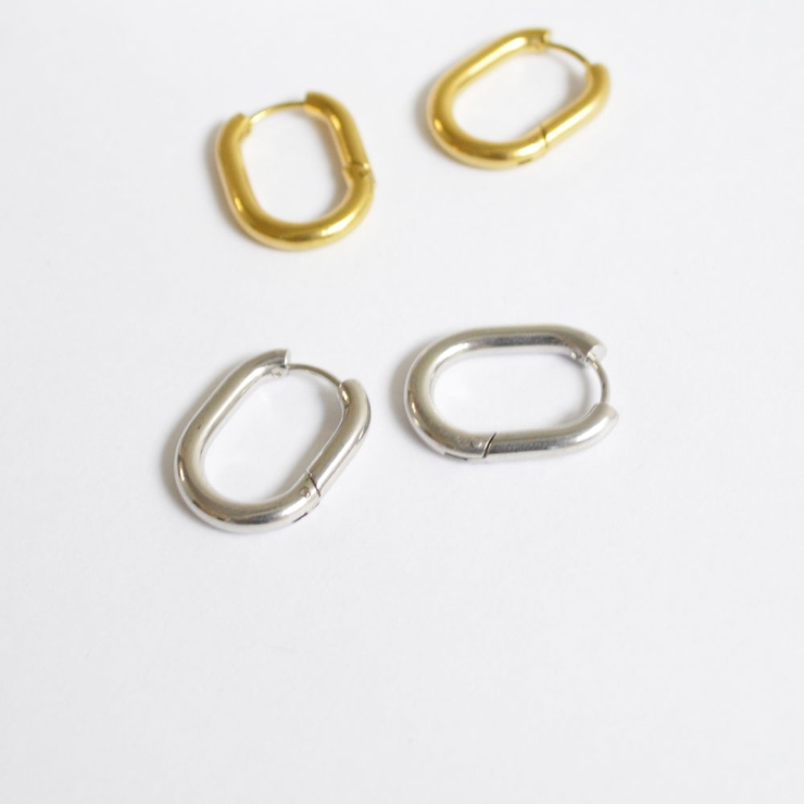 オーバルフープピアス emouv by | BUYSENSE | 詳細画像2 