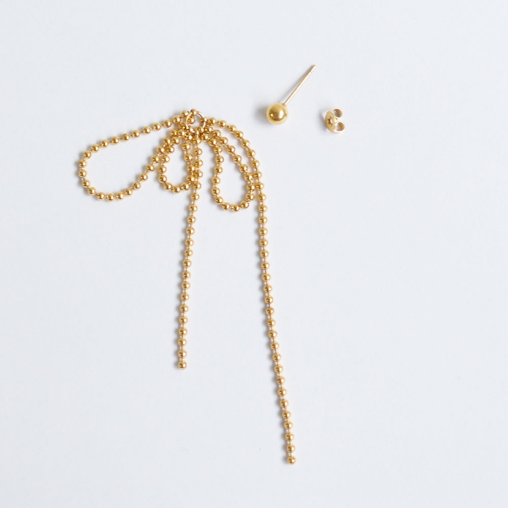 ボールチェーンロングピアス emouv by | BUYSENSE | 詳細画像7 