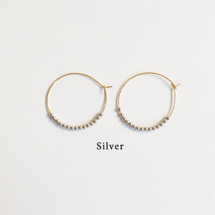 バイカラーボールピアス emouv by | BUYSENSE | 詳細画像3 