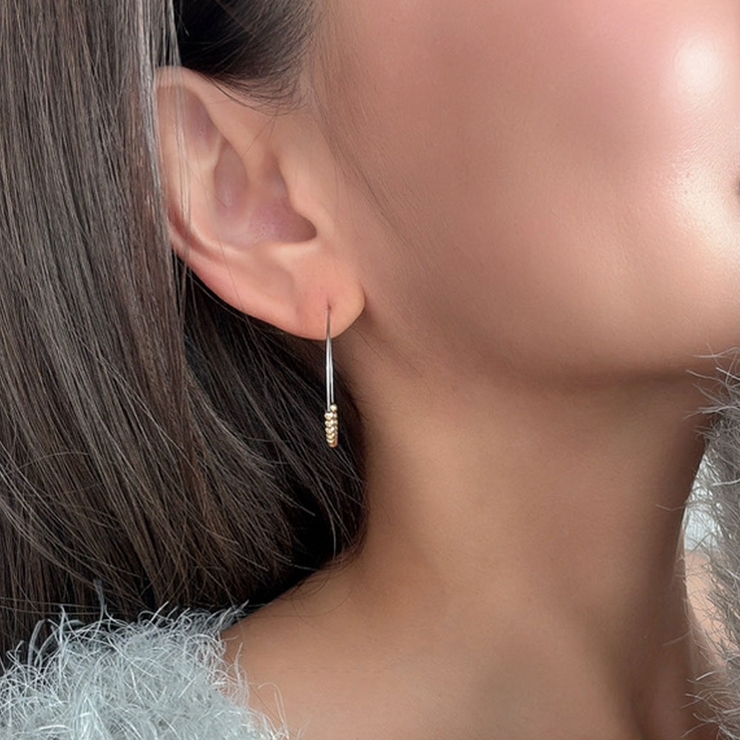 バイカラーボールピアス emouv by | BUYSENSE | 詳細画像4 