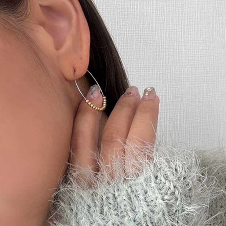 バイカラーボールピアス emouv by | BUYSENSE | 詳細画像5 