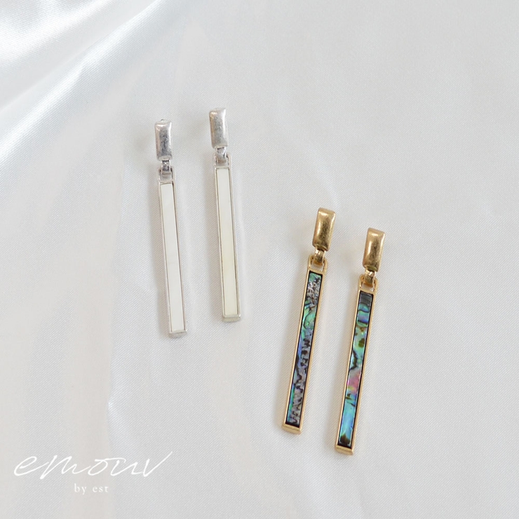 オーロラロングスクエアピアス emouv by | BUYSENSE | 詳細画像1 