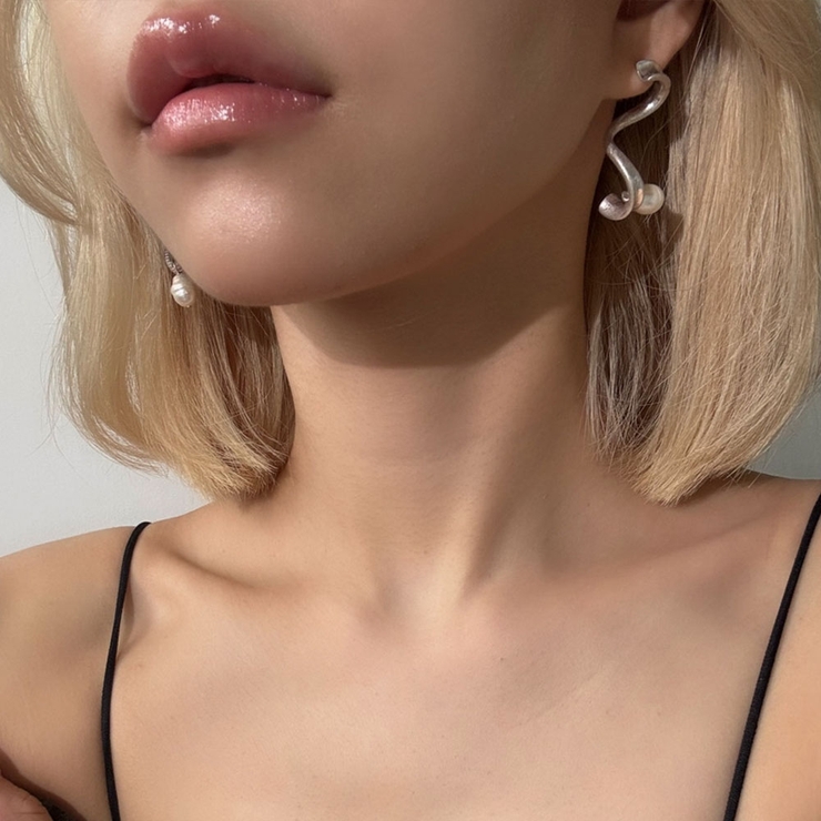 パールツイストウェーブピアス emouv by | BUYSENSE | 詳細画像5 