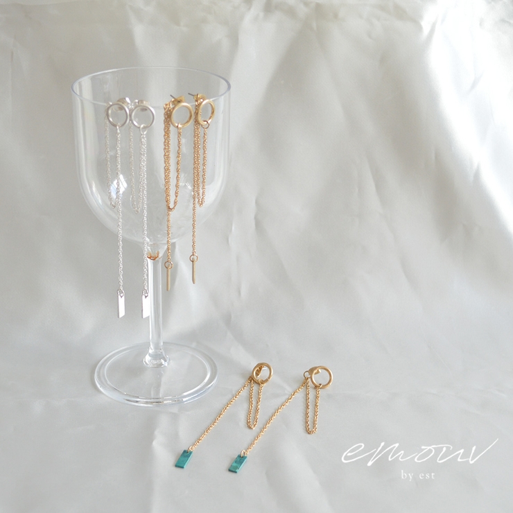 リングチェーンピアス emouv by | BUYSENSE | 詳細画像1 