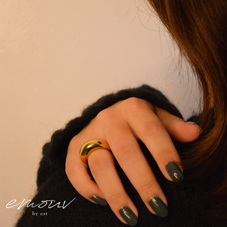 シンプルリング emouv ピアス ゴールド アクセサリー シンプル | BUYSENSE | 詳細画像1 