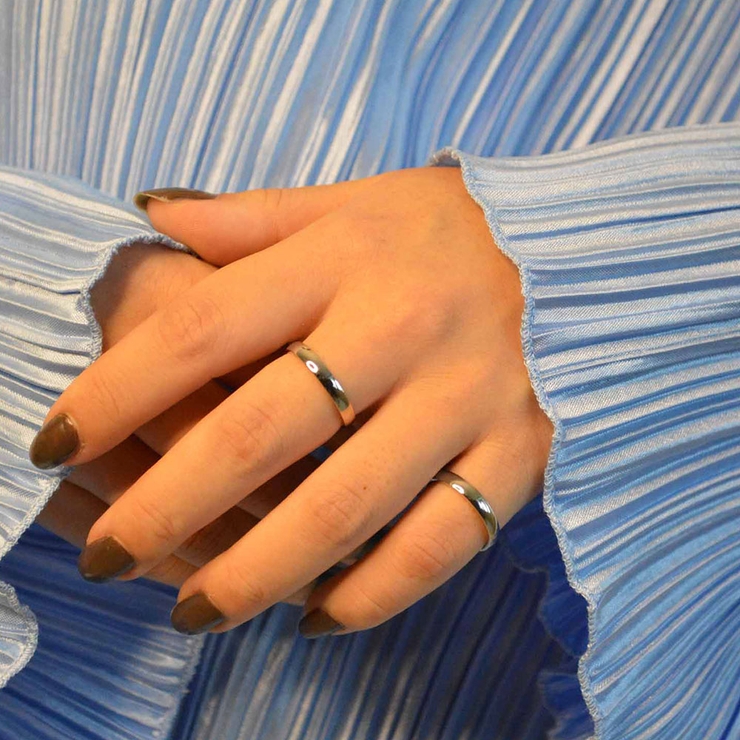 シンプルミッドリング emouv ピアス ゴールド アクセサリー シンプル | BUYSENSE | 詳細画像2 