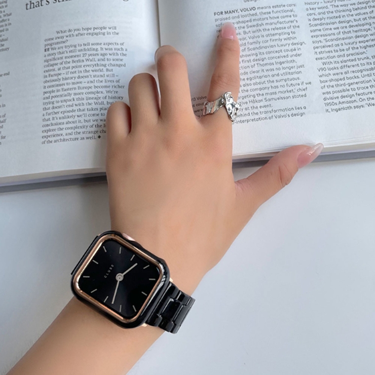 ブラック | アップルウォッチバンド 可愛い シンプルバンド | BUYSENSE