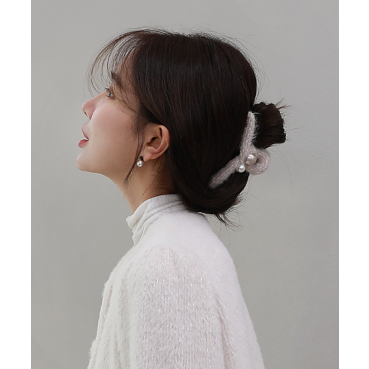 パールツイストヘアクリップ | by muni:r | 詳細画像1 