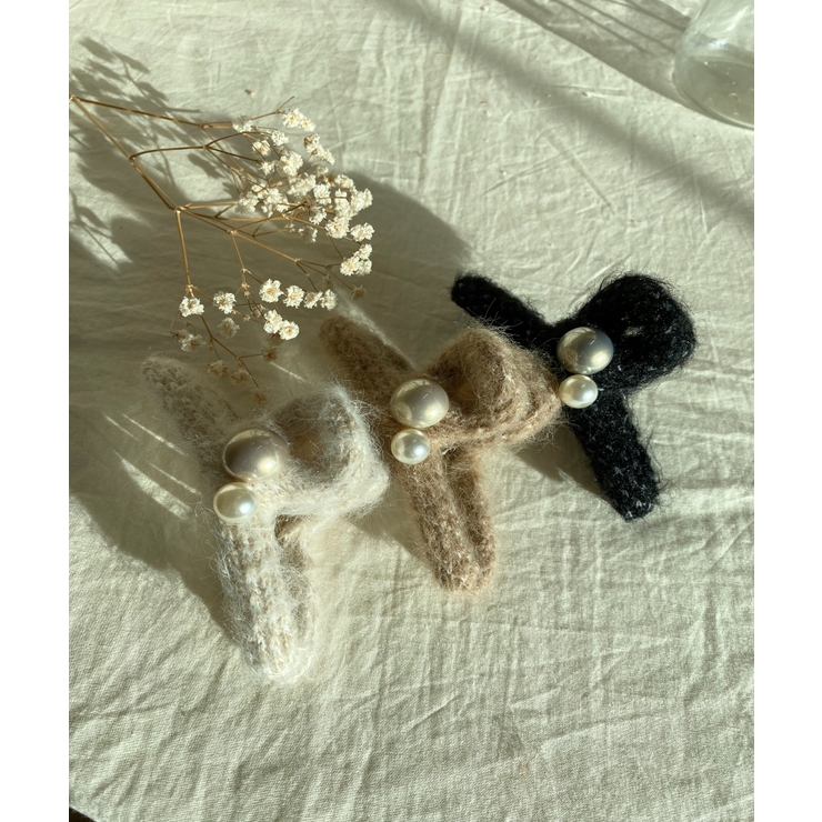 パールツイストヘアクリップ | by muni:r | 詳細画像17 