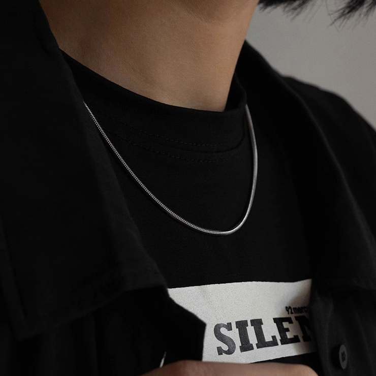 極細ラインネックレス シルバー 繊細な輝き | Carpe diem | 詳細画像11 