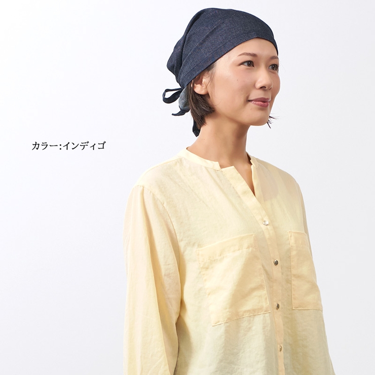 日本製 CHARM デニム | ゆるい帽子CasualBoxレディース | 詳細画像13 