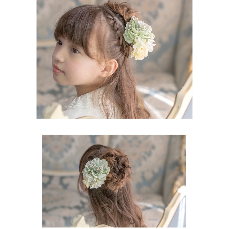 ꫛꫀꪝ【ナチュラルフラワー】ベビーヘアクリップキッズヘア ꫛꫀꪝ【ナチュラルフラワー】ベビーヘアクリップキッズヘア