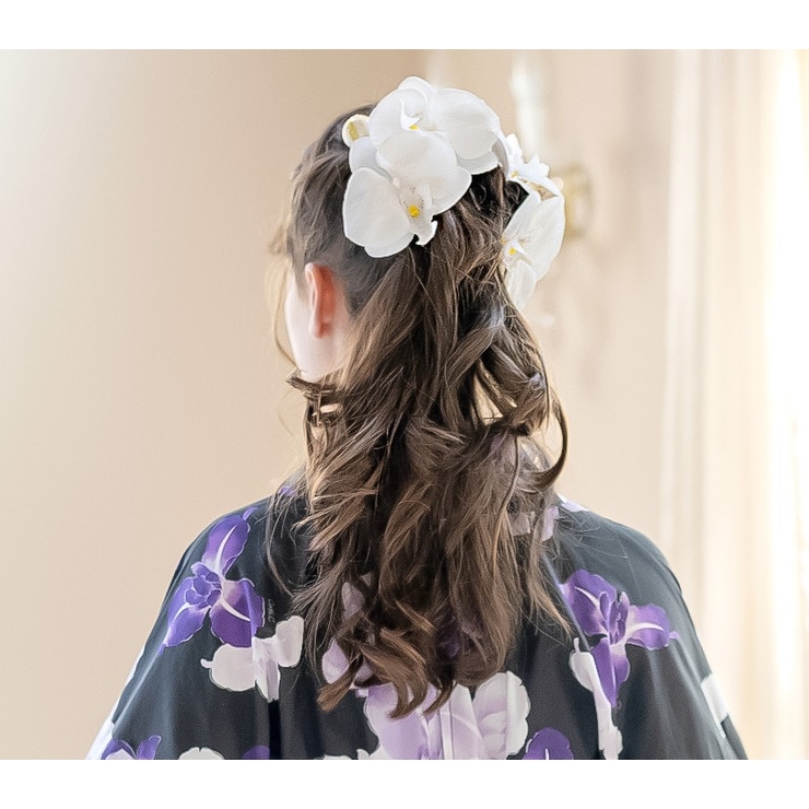 胡蝶蘭ヘッドアクセセット ヘアアクセサリー 七五三 | Catherine Cottage | 詳細画像12 