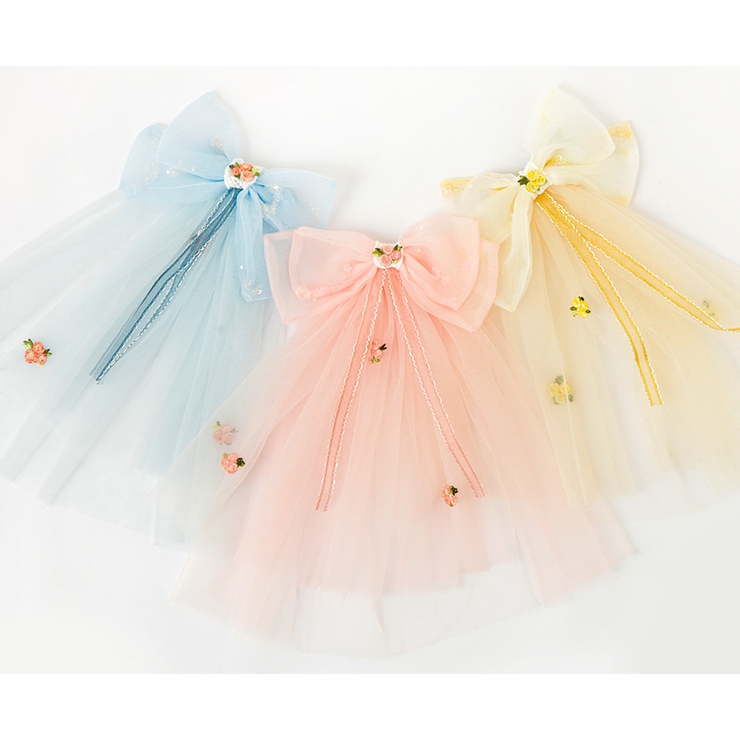 ふわふわチュールリボンクリップ ヘアアクセサリー キッズ | Catherine Cottage | 詳細画像4 