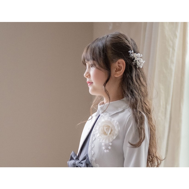 セラミックフラワーとビーズのエレガントヘアコーム キャサリンコテージ | Catherine Cottage | 詳細画像7 