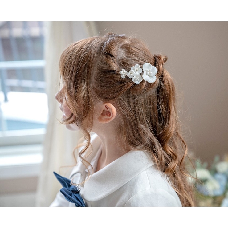 セラミックフラワーとビーズのエレガントヘアコーム キャサリンコテージ | Catherine Cottage | 詳細画像5 