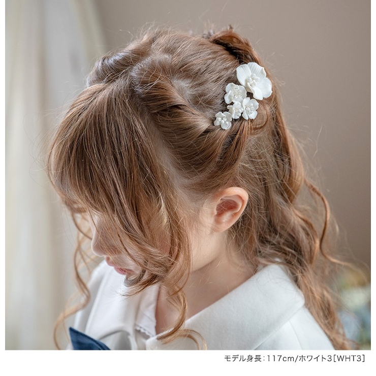 セラミックフラワーとビーズのエレガントヘアコーム キャサリンコテージ | Catherine Cottage | 詳細画像6 