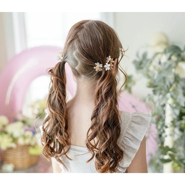 お花ミニクリップ5個セット 髪飾り 髪留め ヘアアクセサリー アクセサリー | Catherine Cottage | 詳細画像4 