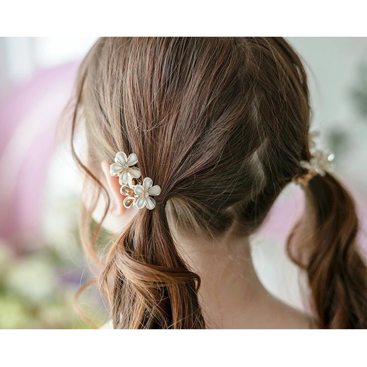 お花ミニクリップ5個セット 髪飾り 髪留め ヘアアクセサリー アクセサリー | Catherine Cottage | 詳細画像5 