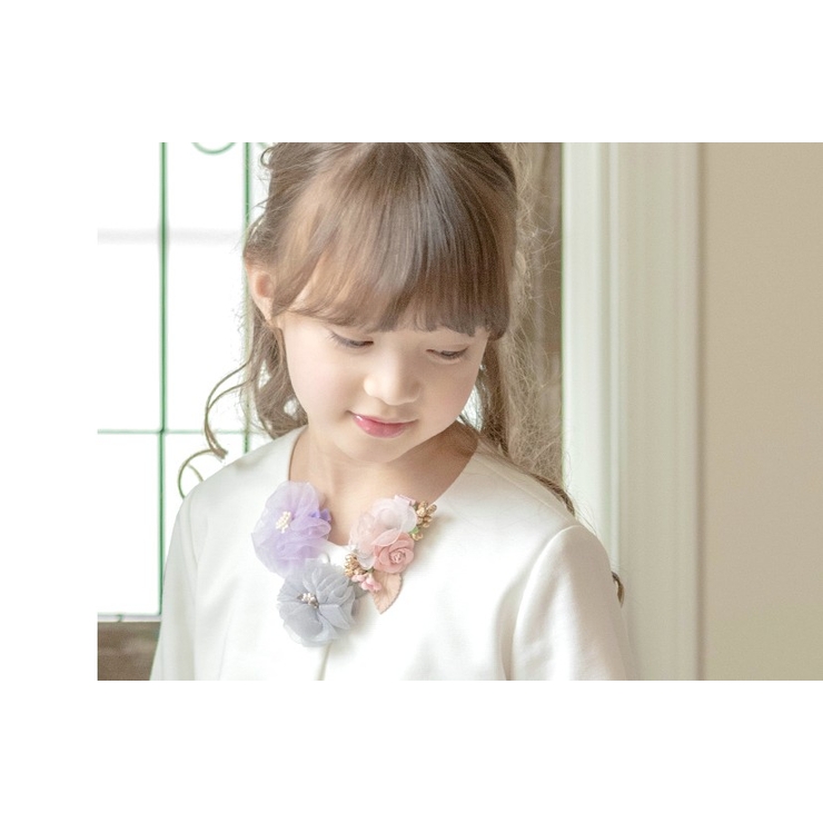 マカロンカラーのお花ヘアクリップ 2個セット 女の子 髪飾り ヘアアクセサリー | Catherine Cottage | 詳細画像16 