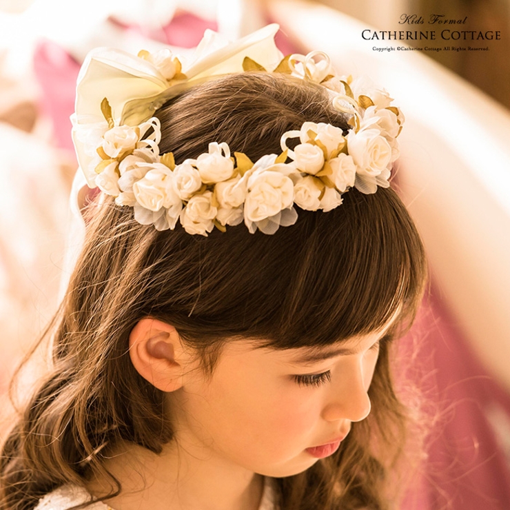 花かんむり キッズ フラワーティアラ 品番 Catk Catherine Cottage キャサリンコテージ のキッズファッション通販 Shoplist ショップリスト