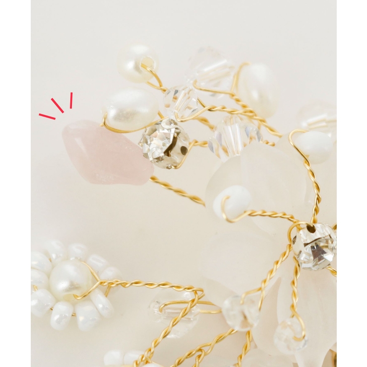 フロストフラワーコーム ヘッドドレス アクセサリー ヘアアクセサリー | Catherine Cottage | 詳細画像7 