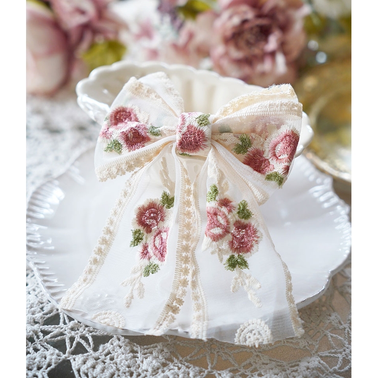 ma.macaron 刺繍バッジ ブローチvintage 3点セット mamacaron（マ