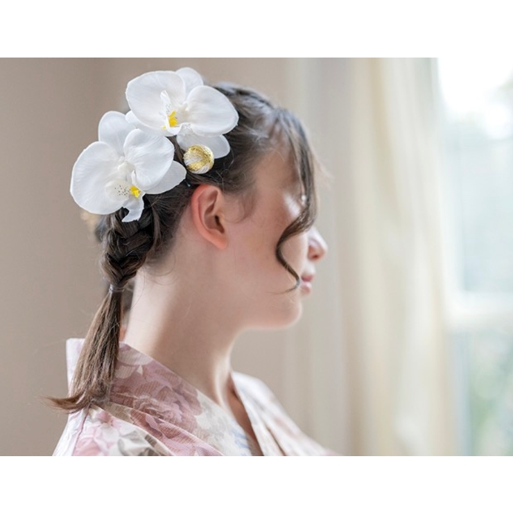 胡蝶蘭ヘッドアクセセット ヘアアクセサリー 七五三 | Catherine Cottage | 詳細画像8 