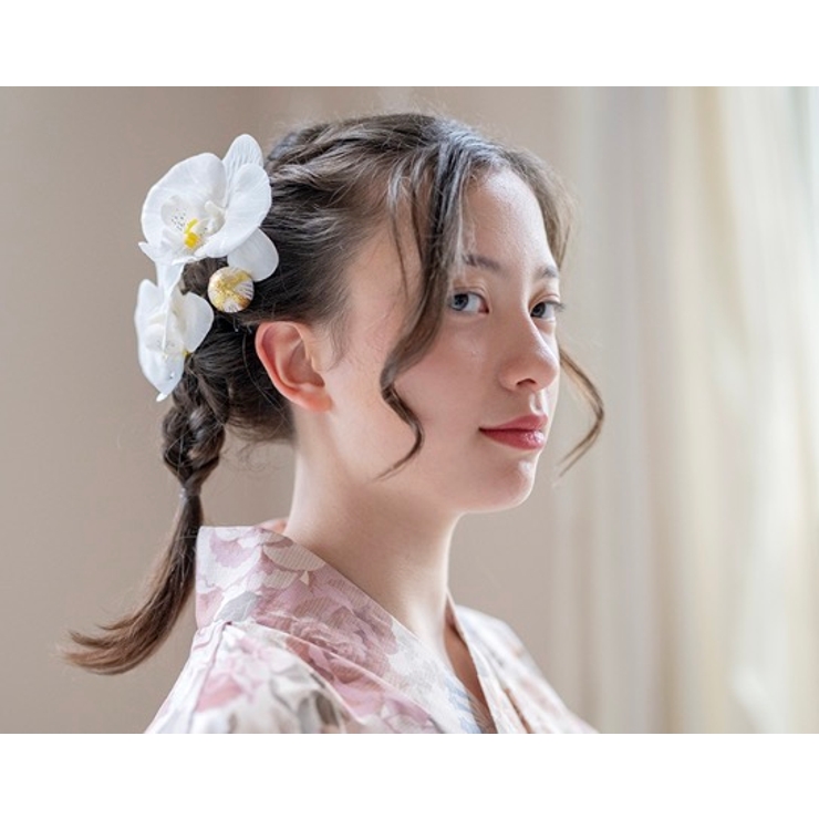 胡蝶蘭ヘッドアクセセット ヘアアクセサリー 七五三 | Catherine Cottage | 詳細画像9 