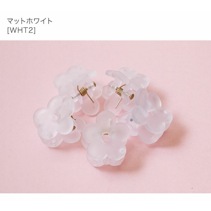 フラワーミニクリップ 5個セット 髪飾り[品番：CATK0003532