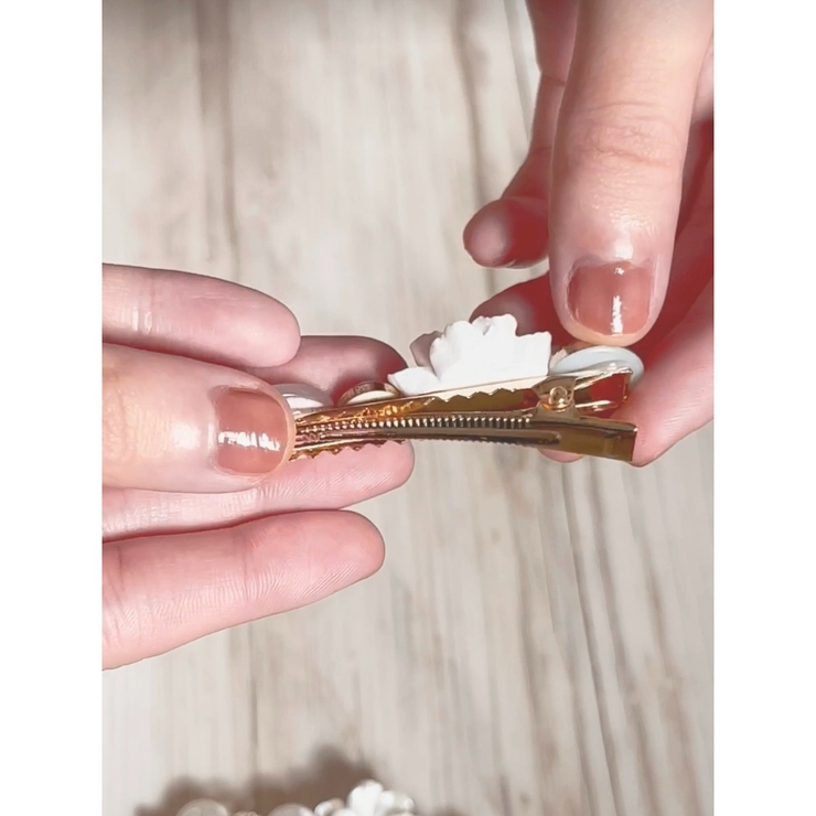エレガントなパールフラワーヘアアクセサリー ヘアクリップ ヘアピン[品番：CATK0003494]｜Catherine Cottage ...