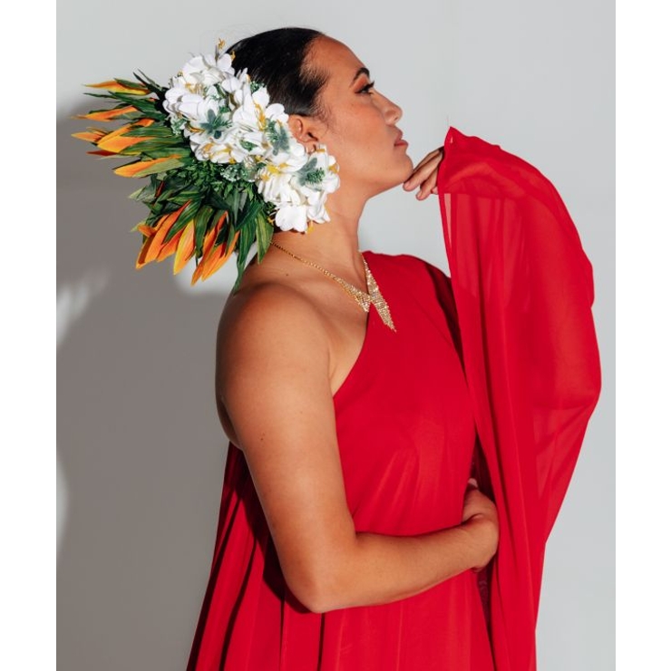 ホワイト | 【Maunaloa】カヒリジンジャークリップ | アミナコレクション 